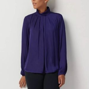 Jason Wu silk high neck blouse